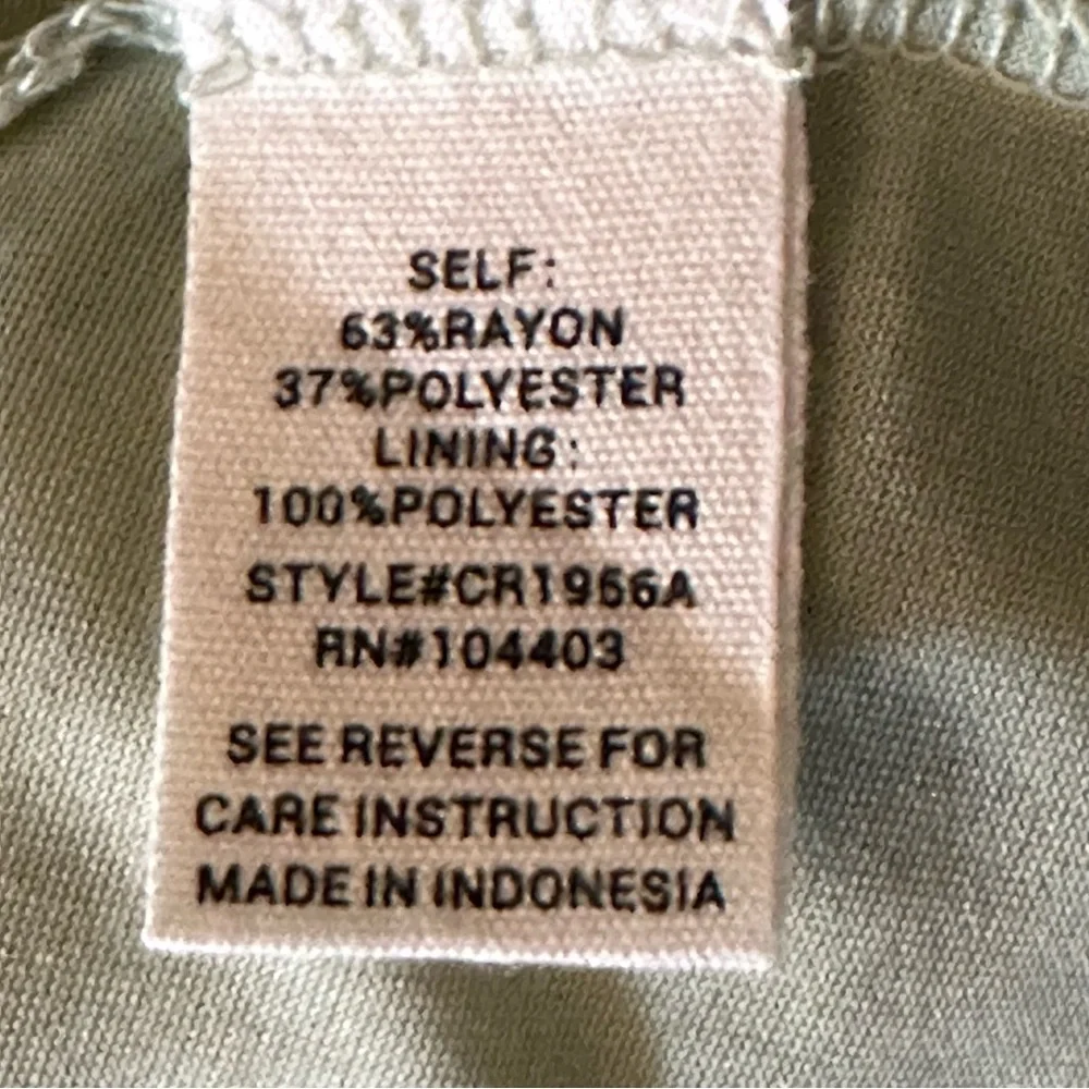 ALTAR’D STATE- Women’s Floral Print Green  w/Tie Shoulders Mini Dress (L) - Picture 9 of 10